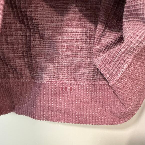 Lululemon Swiftly Merino Wool Pullover Crewneck Long Sleeve Heathered Pink 6 - Picture 7 of 7